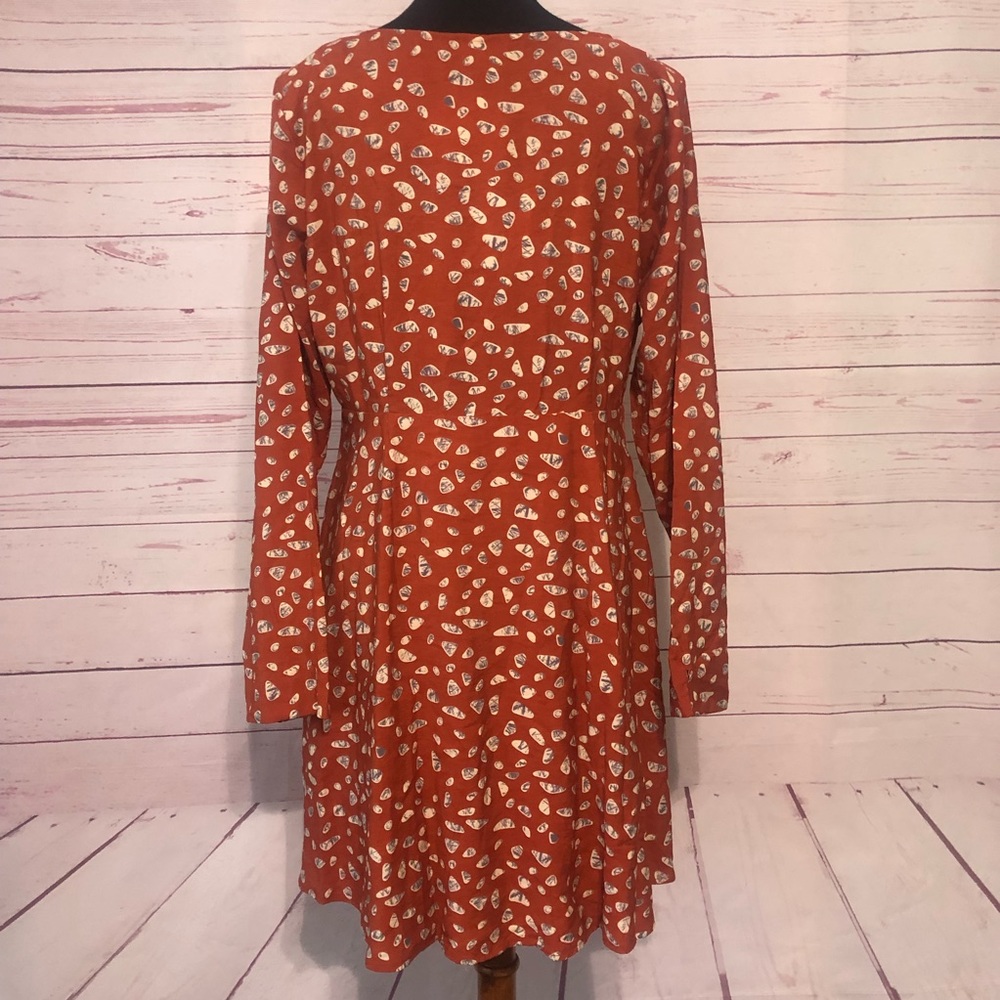 🍁HOST PICK 🍁NWT Kori America Empire Waist Button Down Shift Dress - Picture 5 of 10